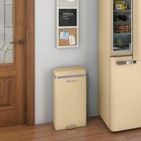 Swan Retro 45 Square Sensor Bin Cream