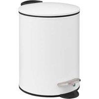 3 Litre Soft Touch Bathroom Bin White