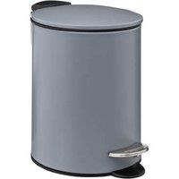 3 Litre Soft Touch Bathroom Bin Grey