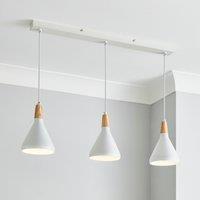 Elements Wolston 3 Light Diner Ceiling Light