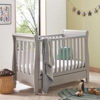 Babymore Eva Sleigh Cot Bed with Drawer