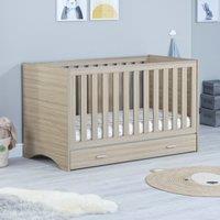 Babymore Veni Cot Bed with Drawer