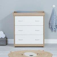 Babymore Luno Veni 3 Drawer Chest & Changing Unit