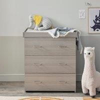 Babymore Caro 3 Drawer Chest & Changing Unit