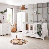 Babymore Stella 3 Piece Nursery Furniture Set White