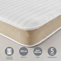 Dunelm Rolled 800 Pocket Sprung Mattress