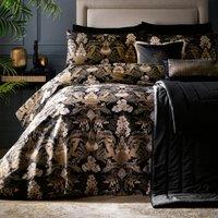 Laurence Llewelyn-Bowen Suburban Jungle 100% Cotton Duvet Cover & Pillowcase Set Black