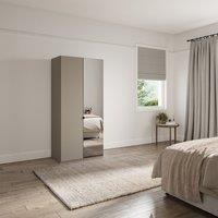 Wiemann Kahla 2 Door Mirrored Wardrobe Beige