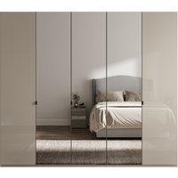 Wiemann Kahla 5 Door Mirrored Wardrobe Pebble