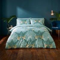 Luxe Cranes Duvet Cover and Pillowcase Set