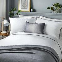 Pom Pom Duvet Cover and Pillowcase Set Grey Grey