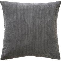 Corduroy Cushion, 55 x 55cm Charcoal