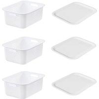 SmartStore Recycled Set of 3 10L Storage Baskets