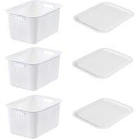 SmartStore Recycled Set of 3 13L Storage Baskets