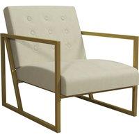 Cosmo Lexington Velvet Chair Velvet Ivory