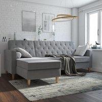 Cosmo Living Liberty Chenille Corner Chaise Futon