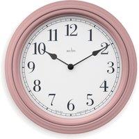 Acctim Devonshire Traditional Wall Clock Pink