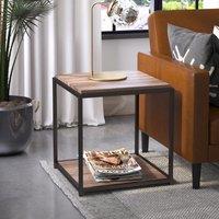 Quincy End Table, Weathered Oak Oak (Brown)