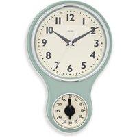 Acctim Kitchen Time Retro Quartz Timer Wall Clock