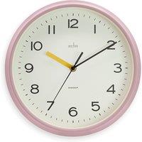 Acctim Rhea Wall Clock Pink