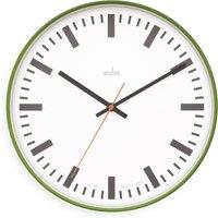 Acctim Victor Bright Station Wall Clock Green