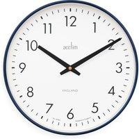 Acctim Riley Quartz Wall Clock Dark Blue