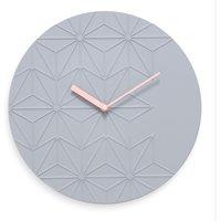 Acctim Chloe Quartz Wall Clock Grey