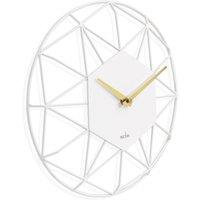 Acctim Alva Quartz Wall Clock White