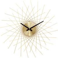 Acctim Lohne Large Quartz Wall Clock Gold