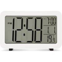 Acctim Harley Digital Alarm Clock White