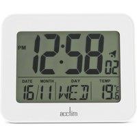 Acctim Otto Digital Alarm Clock White