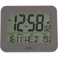 Acctim Otto Digital Alarm Clock Grey