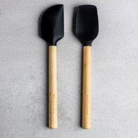 KitchenAid Mini Bamboo 2 Piece Silicone Spatula Set