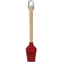 KitchenAid Birchwood & Red Silicone Basting Brush