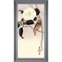 The Art Group Songbird Flowering Camellia Framed Print