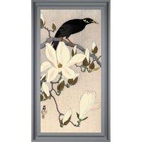 The Art Group Myna Magnolia Branch Framed Print