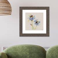 The Art Group Bees on Cornflowers Framed Print