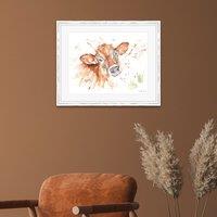 The Art Group Calf Cuteness Framed Print