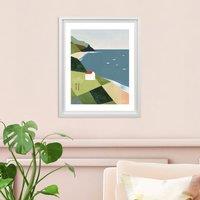 The Art Group House On The Cliff Framed Print