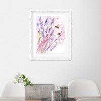 The Art Group Bees & Lavander Framed Print