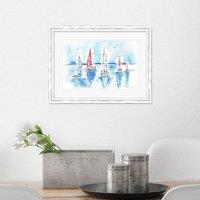 The Art Group Yachts Framed Print