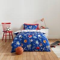 Sports Day Single Duvet Cover and Pillowcase Set