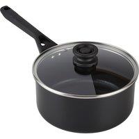 Ninja ZEROSTICK Hard Anodised Classic Saucepan with Lid, 20cm