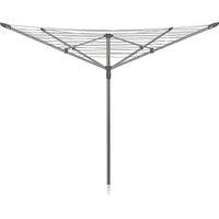 Addis 50m 4 Arm Rotary Washing Line Silver