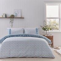 Bronwyn Frill Duvet Cover Set Blue