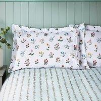 Heart Soul Stems Oxford Pillowcase Green