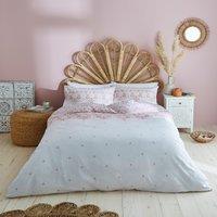 Maeva Tile Print Duvet Cover Set Orange