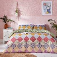 Global Patchwork Duvet Cover and Pillowcase Set