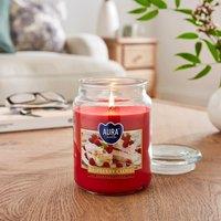 Raspberry Cloud Jar Candle