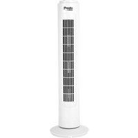 Tower Presto 29" White Tower Fan